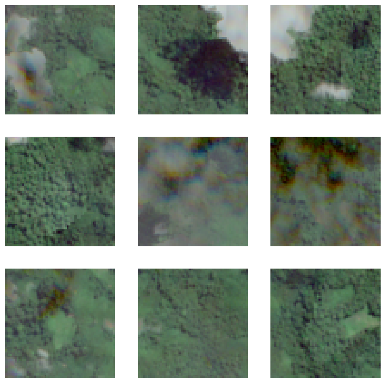 Example of images that tripped the cloud detector.